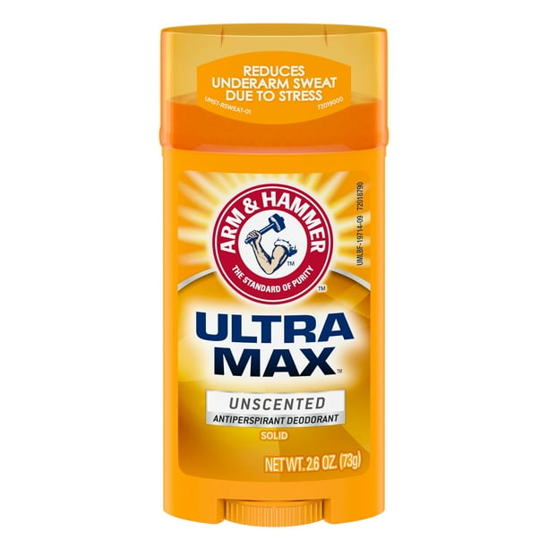ARM & HAMMER ULTRA MAX Solid AntiPerspirant Deodorant, Wide Stick