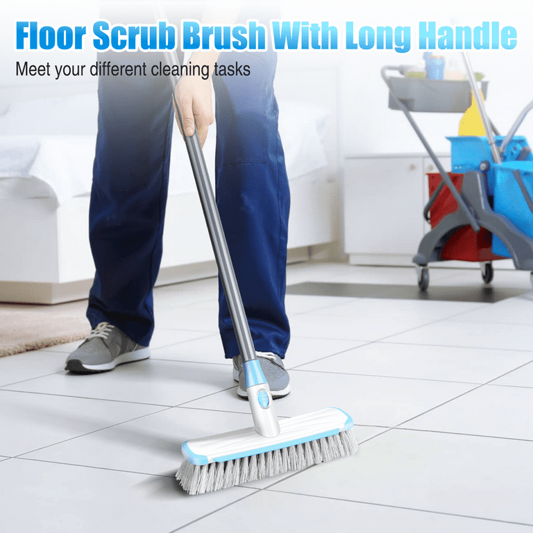 Sugarday Floor Scrub Brush with Long Handle, Adjustable photo 7