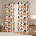 thumbnail image 2 of jejeloiu Brown Cute Bear Black Out Curtains,Multicolor Circle Dots Curtains Pack of 2 (42x63 Each) For Girls Kids, 2 of 6