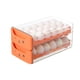 thumbnail image 2 of Caja De Almacenamiento De Huevos, Cajón Transparente De Doble Capa Para Huevos Para Refrigerador, 2 of 8