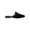 thumbnail image 2 of Women Faux Suede Weaved Horsebit Ornament Slip-On Mules 18286, 2 of 6