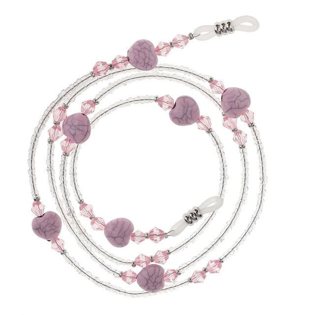 Collar de gafas Fernando con soporte de 75 cm Rosado
