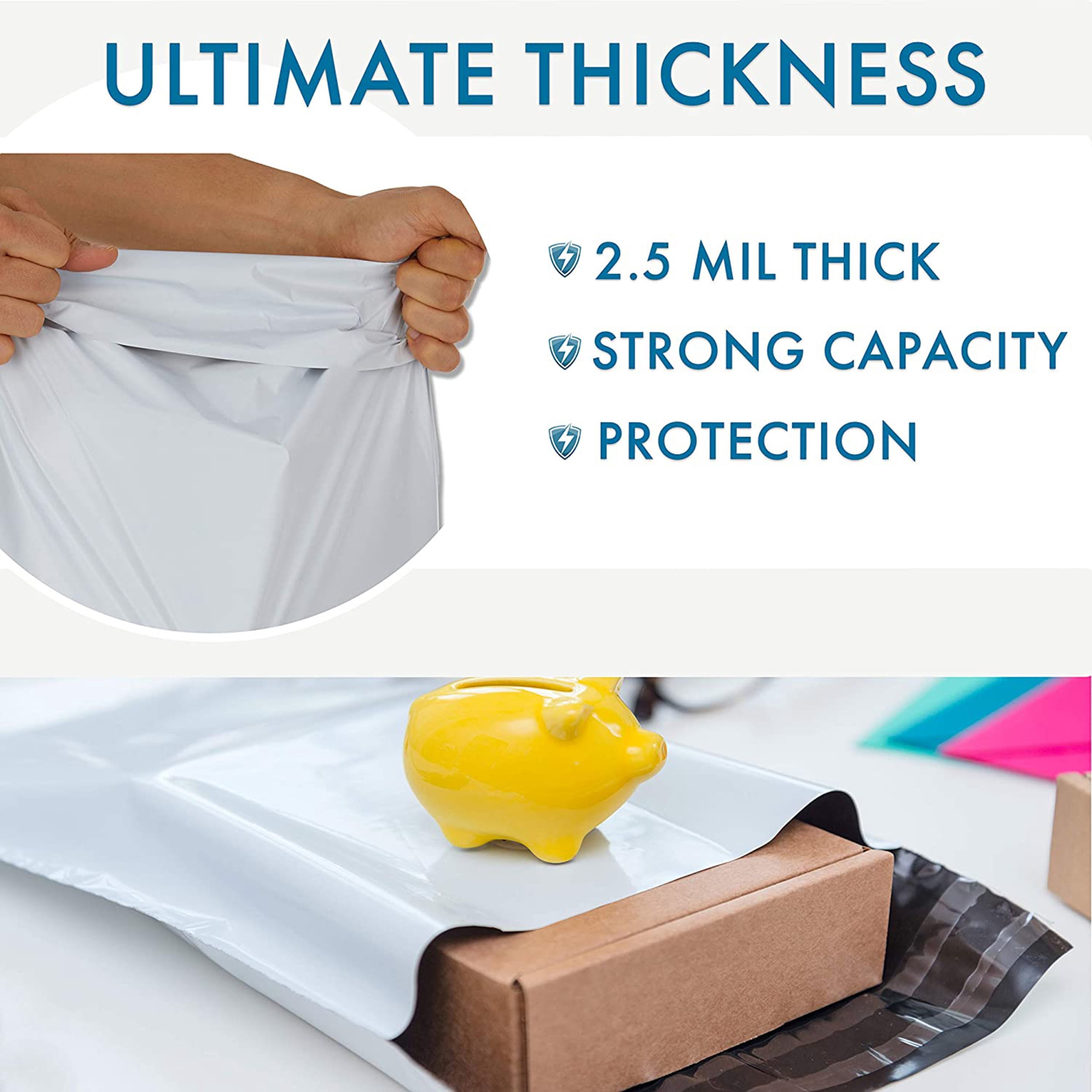 1000pcs Poly Mailer 6x9 Envelope Shipping Bags Ideal for Packaging