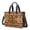 Thanksgiving Turkey Pumpkin Plaid Pattern, variant on Thanksgiving Retro Fall Diagonal Plaid Pattern Canvas Messenger Tote Bag, Laptop Shoulder Bag with Multi Pockets & Removable Strap, Large Capacity Gifts for Work Travel Shopping