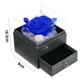 thumbnail image 2 of El cajón del joyero de la flor eterna puede contener collares, joyas, regalos navideños, regalos de cumpleaños para amigos y familiares., 2 of 5