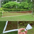 thumbnail image 4 of Filet de Badminton, Ensemble de Badminton Sûr avec Filet, Haute Résistance aux Impacts pour Divertissement, Amusement à Domicile, Compétition, 4 of 8
