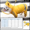 thumbnail image 2 of Chaqueta impermeable para perros con raya reflectante de seguridad con correa para perros (XL) Sincero  mascota, 2 of 6