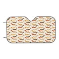 thumbnail image 7 of Picia Dachshund Curved Windshield Sunshade Accordion Folding Style Auto Shade for Car Truck SUV Van Blocks UV Ray Sun Visor Protector -Small, 7 of 7