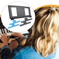 thumbnail image 1 of BELOVING Electronic Keyboard Music Stand Musical Instrument Accessories for Classroom Black Blue Clips, 1 of 10