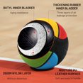 thumbnail image 2 of RONDING Vibrant Multi-Color PU Indoor/Outdoor Training Basketball with Anti-Slip Surface, Durable Nylon Layer, and Leak-Proof Design - Includes Net Bag and Air Needle, Size 5/7, 2 of 7