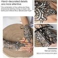 thumbnail image 5 of YUUZONE Gothic Lace Fingerless Glove Adjustable Fingerless Lace Gloves Steampunk Wristband Anti-slip Elegant Gift for Engagement, 5 of 17