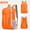 Orange, variant on Backpack,Lightweight Hi Backpack Water, 16L Packable Daypack Foldable Small Backpack for Travel, Bi
