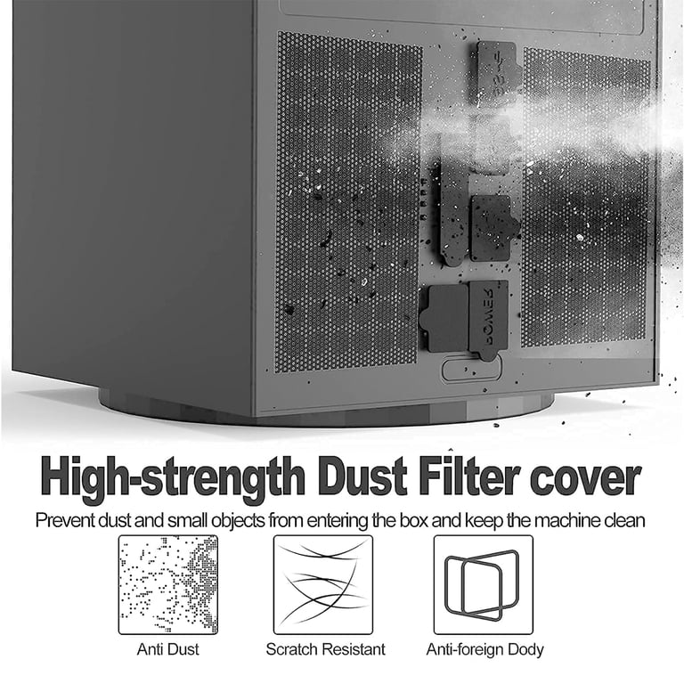 Xbox Series X | Black Dust cover – Vertical – Games Connection