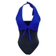 thumbnail image 7 of Generic Women's One Piece Swimsuits Halter Bow Tie Front Bathing Suits Push Up Swim Suits Slimming Tummy Control Swimwear, 7 of 7