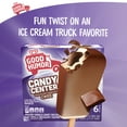 thumbnail image 4 of Good Humor Candy Center Creamy Vanilla Frozen Dessert Chocolate Hazelnut Core Natural Flavor, 6 Bars, 4 of 11