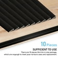 thumbnail image 2 of 10pcs 12 Inch Peel And Stick Aluminum Tile Trim Metal L-shaped Protective Wall Corner Strip  Decorative Kitchen Backsplash Trim, 2 of 10