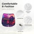 thumbnail image 4 of Bixox Women's Western Style Dinosaur pattern 2 in 1 Running Shorts - Lightweight Athletic Workout Gym Yoga Shorts Liner with Pockets - Large, 4 of 5