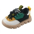 thumbnail image 5 of Toddler Baby Boy Girl Fashionable Sneakers Color Combination Non-Slip Shoes, 5 of 8