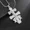 Silver color, variant on Vintage Christian Jesus Cross 14K White Gold Pendant Little Angel Prayer Necklace Men Women Faith Amulet Jewelry