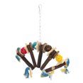 thumbnail image 2 of Bird Hanging Chewing Toy,Bird Chewing Toy Colorful Bird Biting Toy Bird Toy Ultimate Comfort, 2 of 14