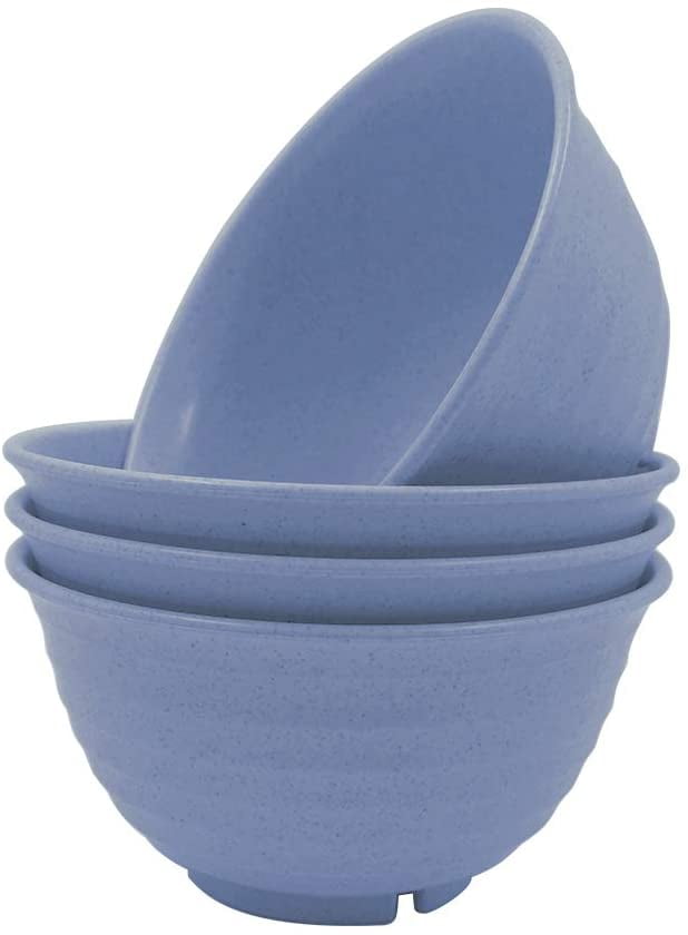 4 PCS 30 OZ Lightweight Wheat Straw Bowl, Unbreakable Cereal Pasta