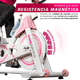 thumbnail image 2 of Bicicleta de Spinning Fija Estática con Resistencia Magnetica | Ciclismo Interior | Indoor Cycling RIDENESS RN-PINK, 2 of 6