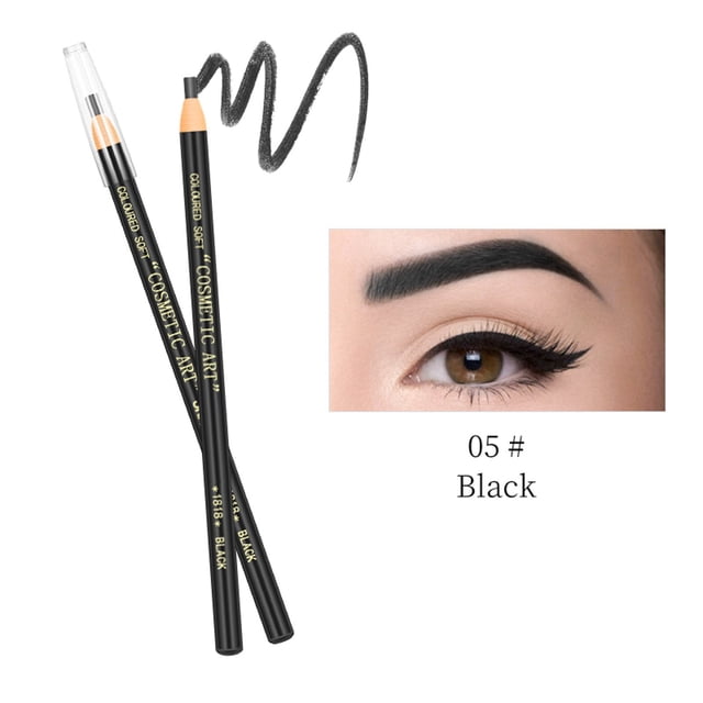 WIFKLSIIPG Water Eyebrow Pencil Smooth Pull Through Design Long Lasting Color Easy Blend Formula Natural Look Enhancer