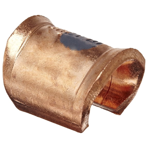 Burndy YC6L12 Bright Tin Plated Copper Thin Wall Type YC-L C-Tap Compression Connector 8-6 AWG Run 12-8 AWG Tap