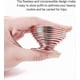 thumbnail image 5 of 3 Pack Beauty Sponge Blender Holder,rose Gold-makeup Sponge Drying Stand Storage Egg Powder Puff Display Stand, 5 of 5