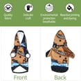 thumbnail image 6 of Haiem Ocean Scene with Noah's Ark for Winter Dog Hoodie Sweatshirts with Pockets Warm Dog Clothes for Small Dogs Chihuahua-Medium, 6 of 7