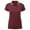 Burgundy/Sky, variant on Asquith & Fox Womens Classic Fit Tipped Polo