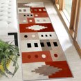 thumbnail image 5 of 2x6 FT Kitchen Runner Rugs Non Skid Washable, Faux Wool Rug Runners for Hallways Bathroom Carpet Runner, Soft Indoor Modern Floor Rug for Entryway Laundry Room, 5 of 11