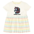 thumbnail image 3 of Inktastic Horse Girl Future Cowgirl Girls Baby Dress, 3 of 5