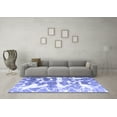 thumbnail image 3 of Ahgly Company Machine Washable Indoor Rectangle Abstract Blue Modern Area Rugs, 8' x 10', 3 of 4