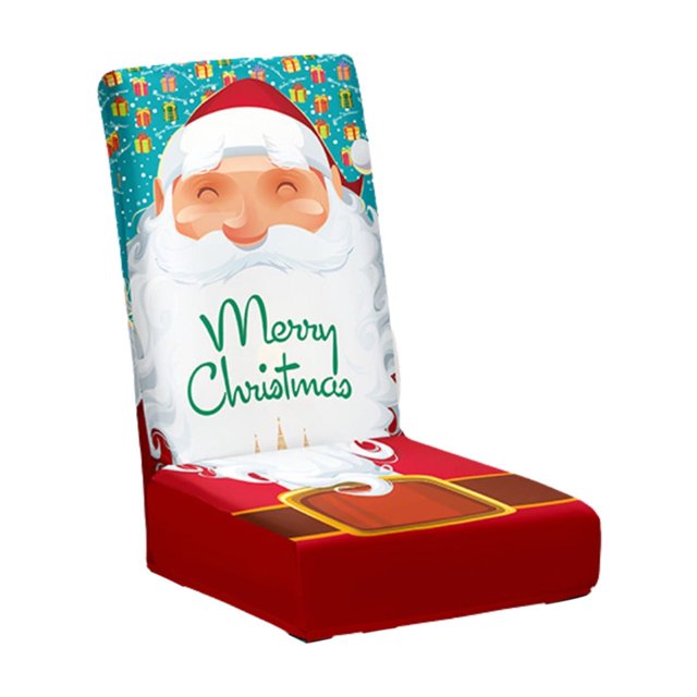 Christmas Dining Chair Covers Chair Back Covers Removable Washable Chair Protectors For Christmas Home Kitchen