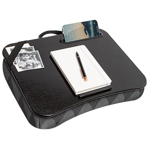 Lap Desk LapGear Designer Gray Argyle para portátil de 15,6 pulgadas