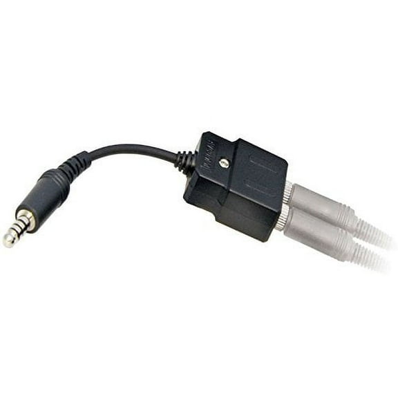 Airplane/GA to Helicopter Headset Adapter