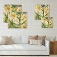 thumbnail image 4 of Designart 'Yellow Flowers and Tropical Foliage X' Traditional Print on Natural Pine Wood, 4 of 5