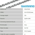 thumbnail image 3 of Shimano MTB Road Bike 6 7 8 9 10 11 12 Speed Chain HG40/53/54/95/601/701/901/M7100/M8100 116/126 Links, 3 of 8