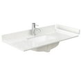 thumbnail image 3 of Beckett 42" Dark Blue Single Vanity & White Quartz Top (1-Hole) & Nickel Trim, 3 of 5