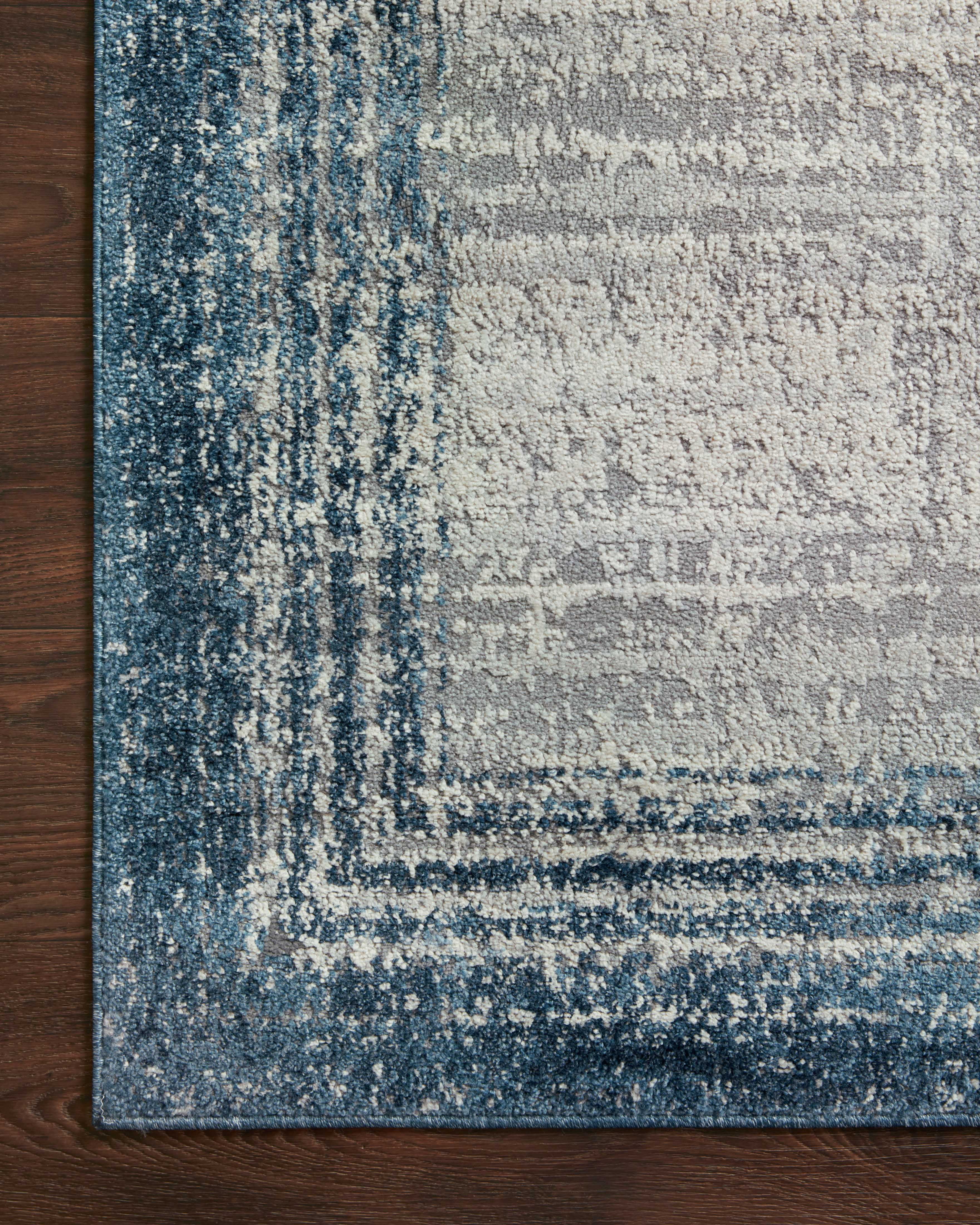AUS-02 Pebble, Blue 2-0" x 3-0" Size Rug