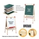 thumbnail image 5 of Pizarron Infantil Doble Cara Blanco/Verde Caballete Ajustabl Marthing Pizarrón Infantil de Madera Doble Cara 45x45 cm,Caballete Ajustable 72-115 cm, Magnético, con Accesorios, Pizarrón Educativo, 5 of 10