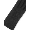 thumbnail image 4 of Isotoner Women's Everyday Spandex Gloves with Fleece Lining, Black, L/XL, 4 of 7