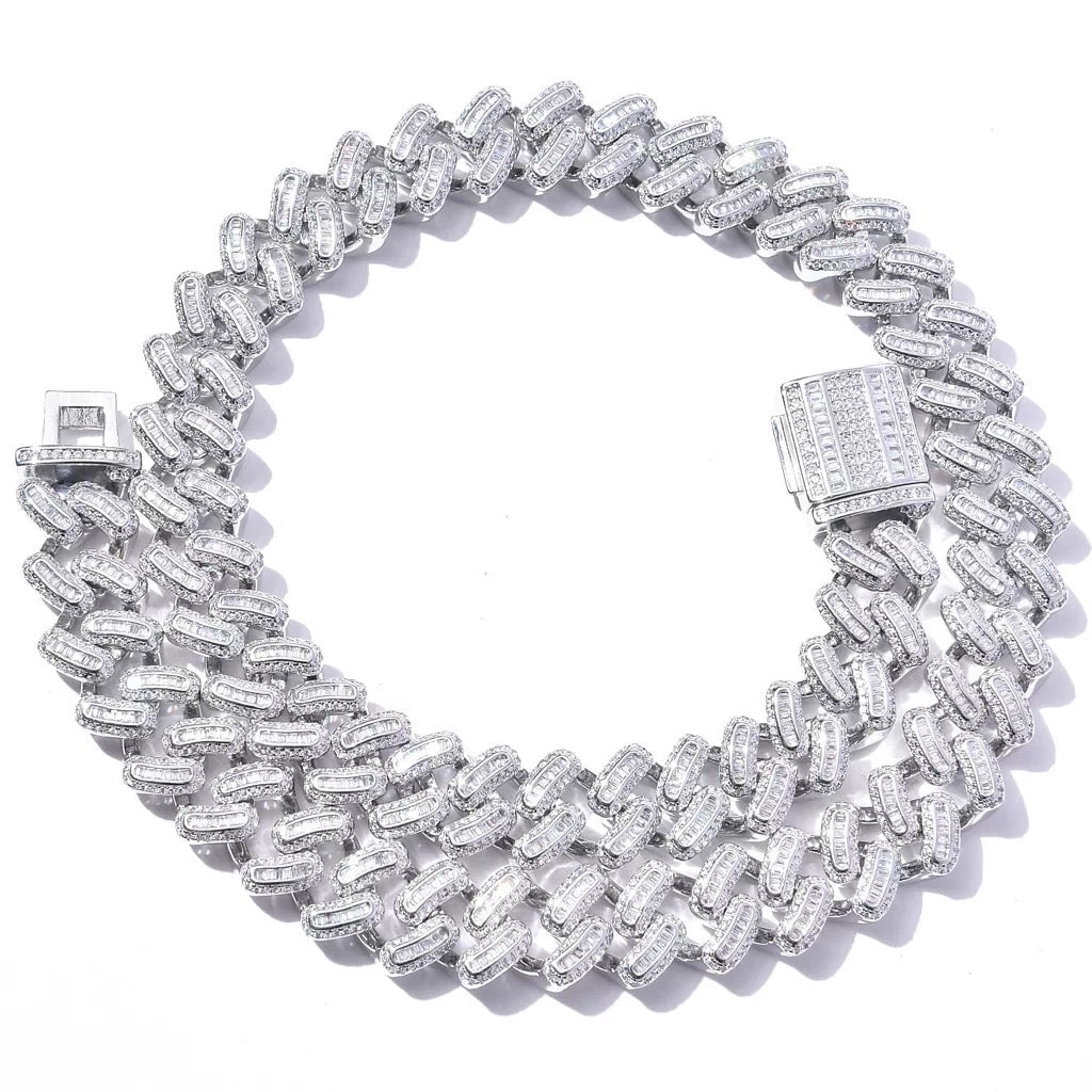 Hip Hop Full Iced Out Miami Cuban Link 