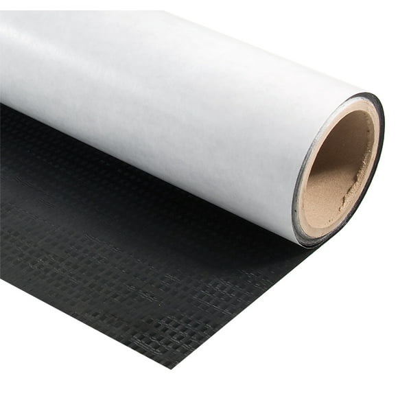 AP RV Bottom Board Repair Tape 022-BP6180 Scrim Shield; 180 Foot Length x 6 Inch Width; Black; Polyethylene; Adhesive Backing
