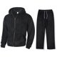 thumbnail image 1 of Ceisia Men's Loose Fit Fleece Tracksuit Set Full-Zip Hooded Jacket with Elastic Waist Drawstring Pants Gifts, 1 of 9