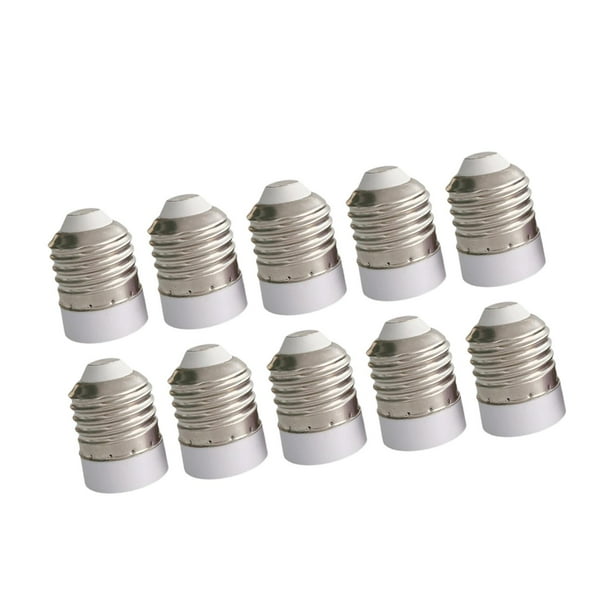 Adaptador de enchufe,Adaptador y convertidor de casquillo E27 a E14,Adaptador de base de lámpara Portalámparas,Portalámparas Casquillo E27 Conversión de casquillo E14,Adaptador convertidor