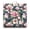 Country F, variant on Botanical Floral Meditation Seat - Full & Fluffy Square Cushion with Romantic Rose Pattern