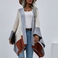 thumbnail image 6 of QUYUON Cardigan Sweaters for Women Plus Size Deals Long Sleeve Long Sleeve Cardigan for Women Polyester Cardigan Sweater Cardigan Jacket Style Q-1835 Fall Cardigan Sweater Outerwear Coat Gray M, 6 of 7