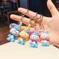 thumbnail image 5 of Conejo pato llavero kawaii dibujos animados lindo creativo 3d coche llavero colgante pequeño regalo, 5 of 5